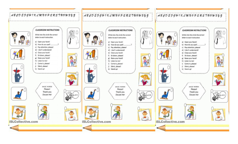 Classroom Instructions | PDF