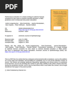 Kane IOL Calculation Formula Overview | PDF | Ophthalmology | Human Eye