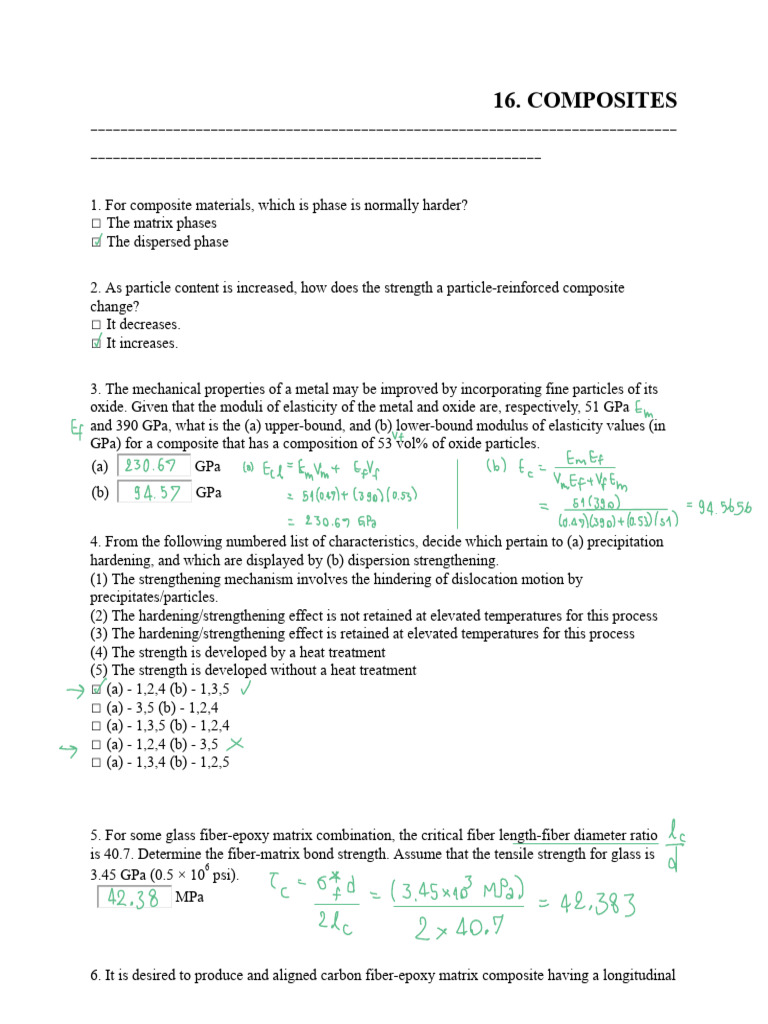 Understanding Composite Materials and Properties | PDF | Composite ...