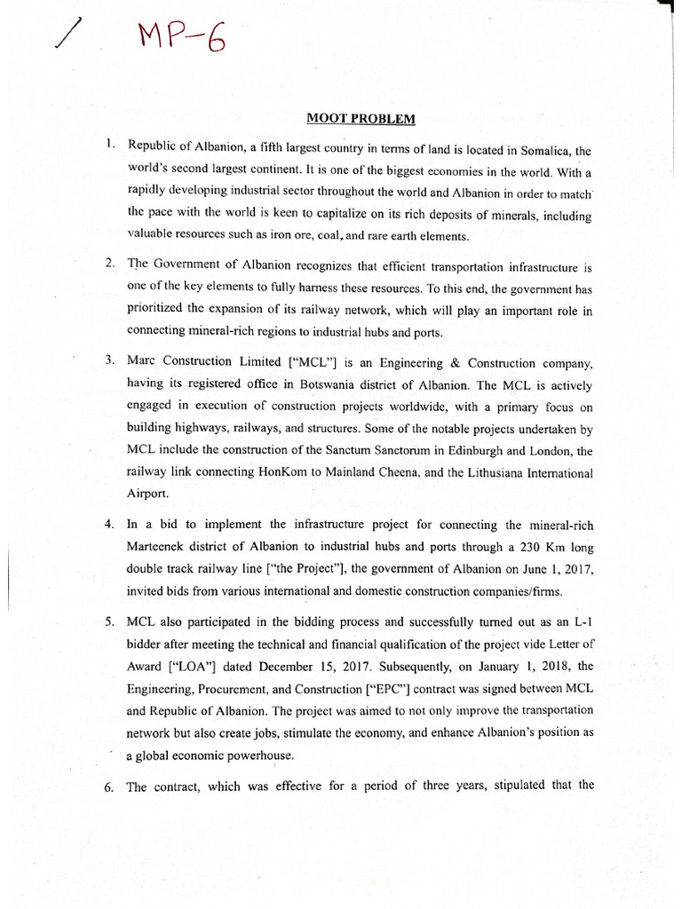 Moot Problem Pdf