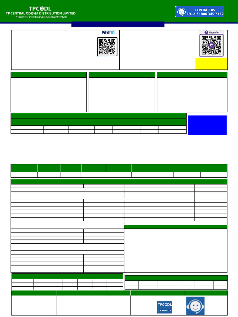 Electricity Bill Summary for Consumer | PDF | Payments | Electrical ...
