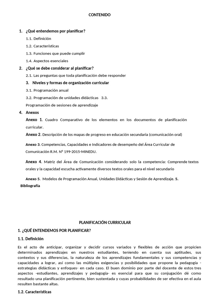 Guía de Planificación Curricular Efectiva | PDF | Aprendizaje | Enseñando