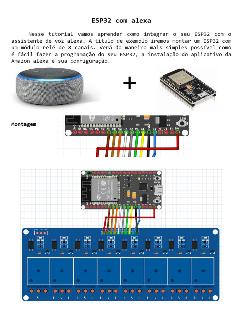 Integração ESP32 com Alexa: Tutorial Completo | PDF | Wi-Fi ...