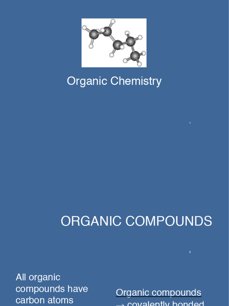 Understanding Organic Compounds and Isomers | PDF | Alkane | Alkene