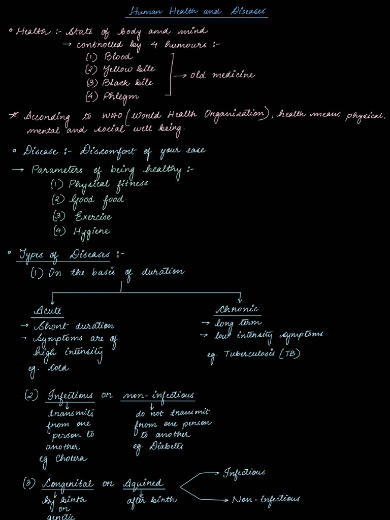 Human Health and Disease | PDF