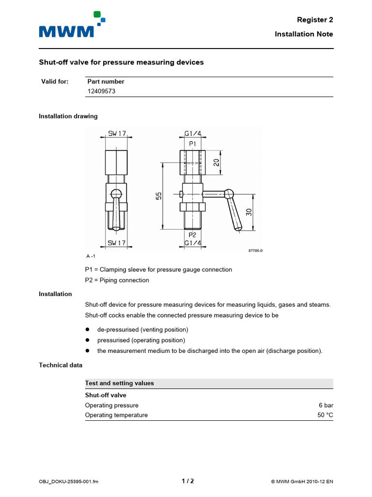 02.04.08 Shut-Off Device 1240 9573 - en | PDF