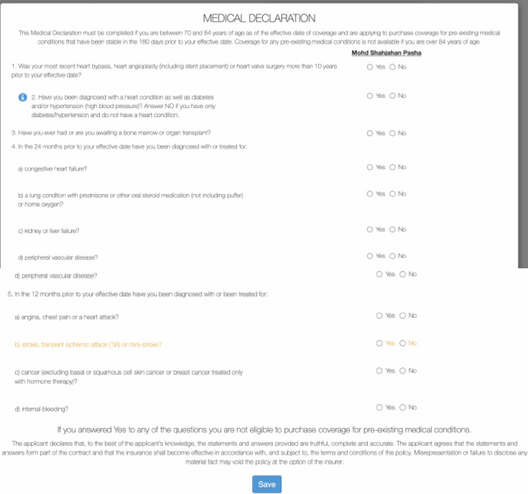 Questionaire | PDF