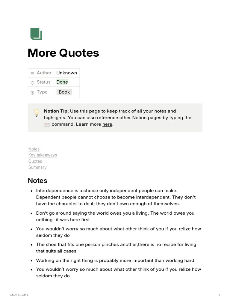 Inspirational Quotes and Insights | PDF