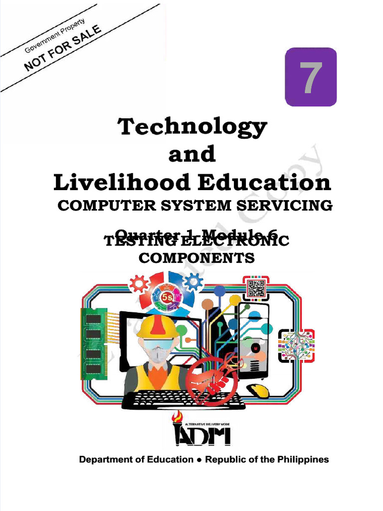 PDF Tle7 Css Mod6 Testing Electronic Components v4 Compress | PDF ...