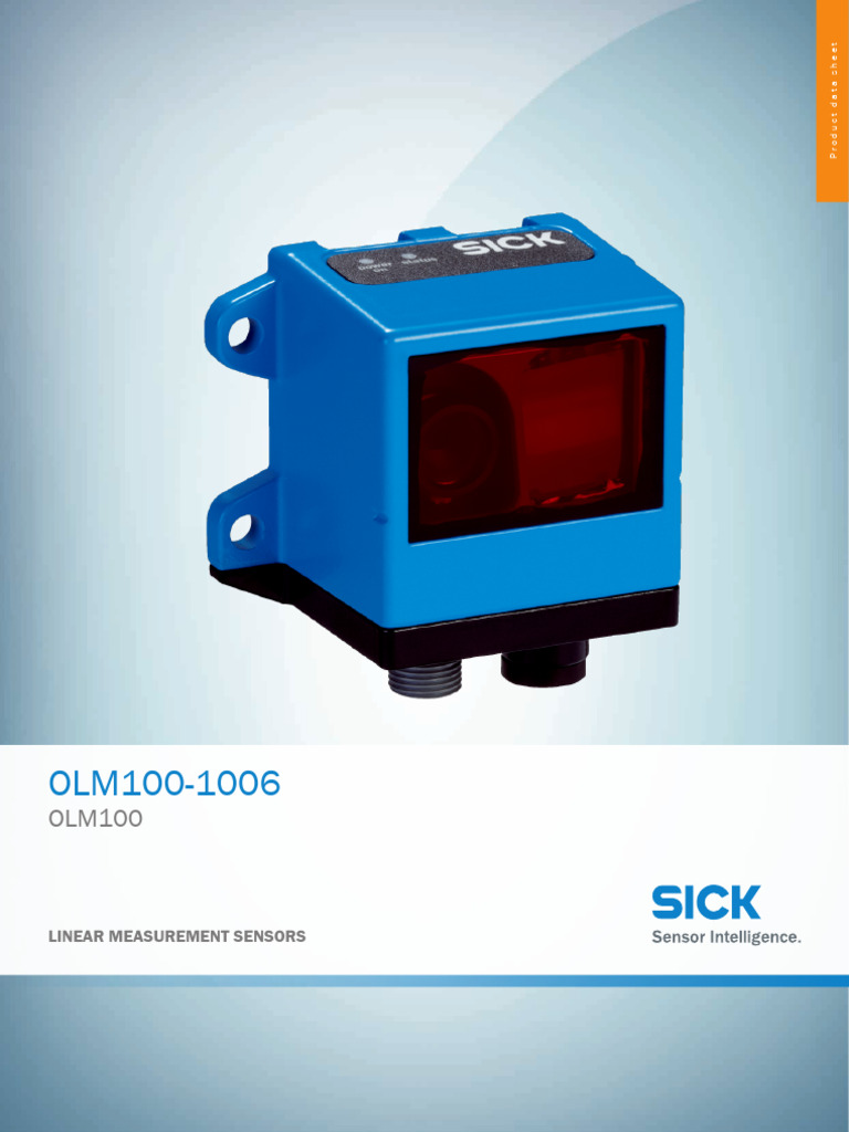 OLM100 Linear Measurement Sensors Data | PDF | Power (Physics ...