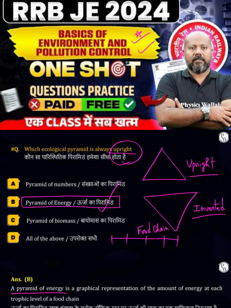 Basics of Environment and Pollution Control - Class Notes | PDF