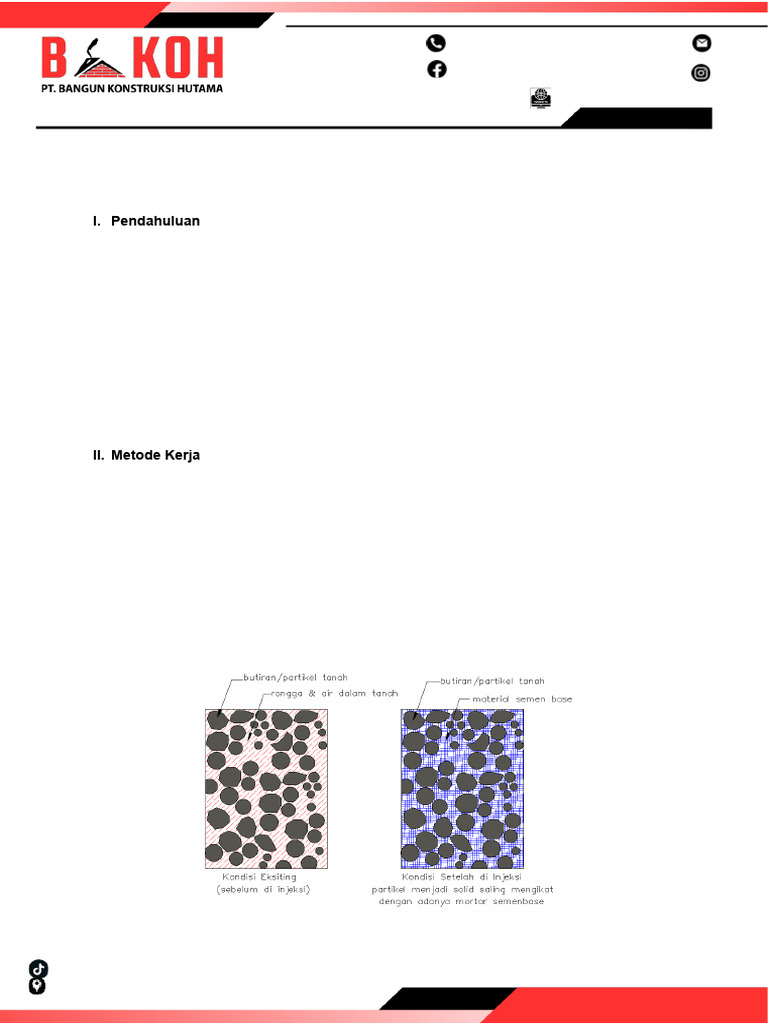 Metode Curtain Grouting untuk Sump Pit | PDF