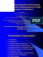 Innovative Instrumentation and Analysis of The Temperature Measurement For High Temperature Gasification