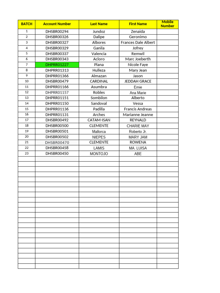 Batch 12 May 052923.xlsx - 0 | PDF