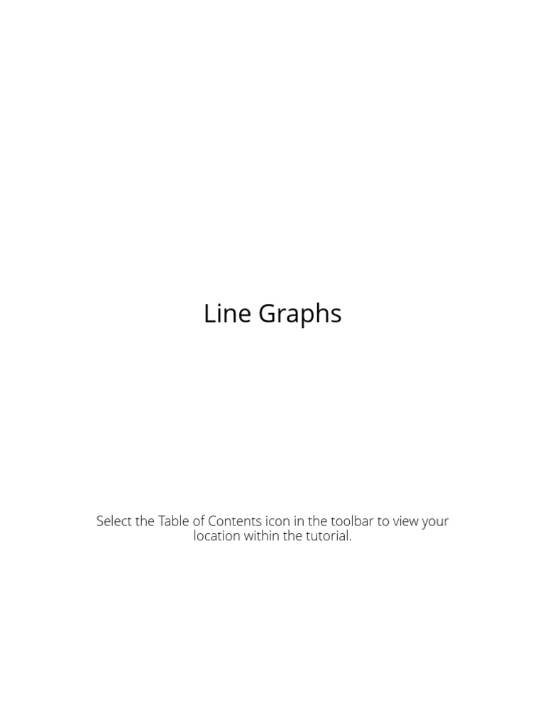 Understanding Line Graphs Tutorial | PDF