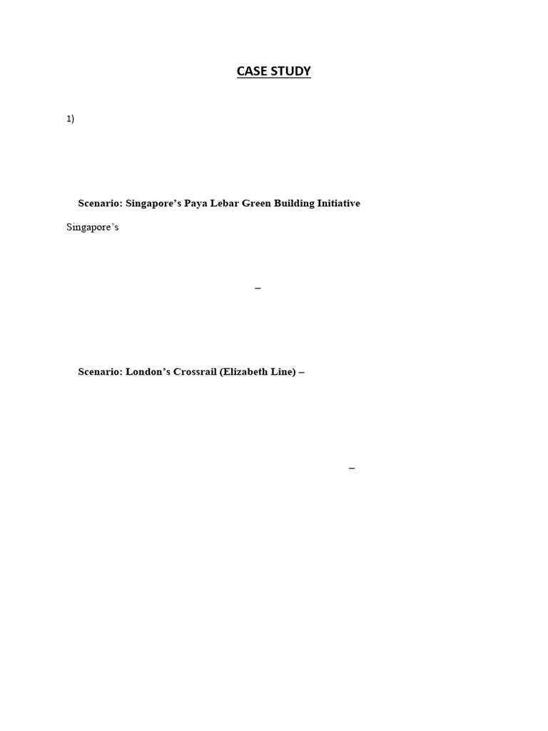 Infrastructure Project Case Studies | PDF
