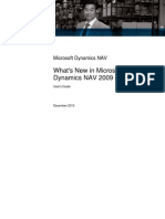 What's New in Microsoft Dynamics NAV 2009 R2