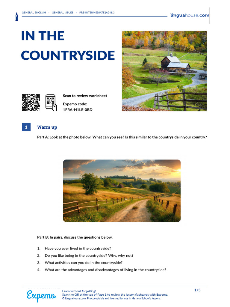 Countryside Code Quiz and Activities | PDF