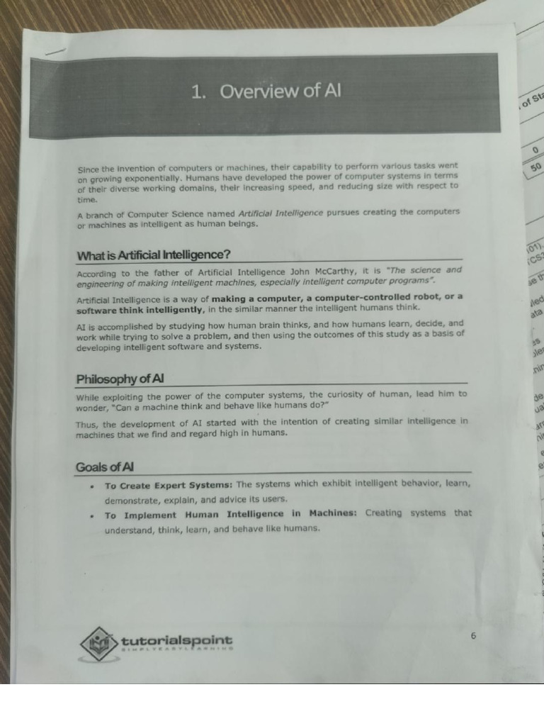 Ai Unit 1 Notes | PDF