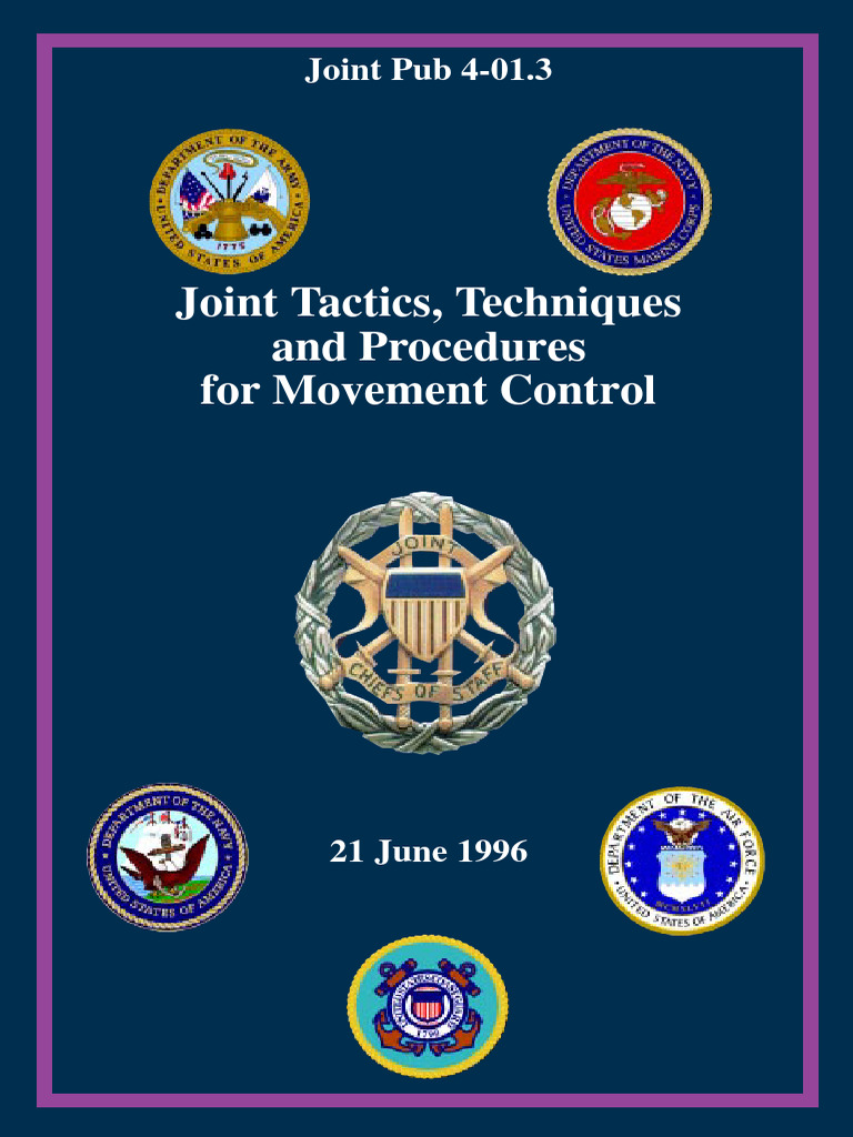 Joint Tactics for Movement Control | PDF | Transport | Military Of The ...