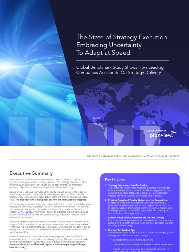 Accelerating Strategy Execution Insights | PDF | Risk | Employee Retention