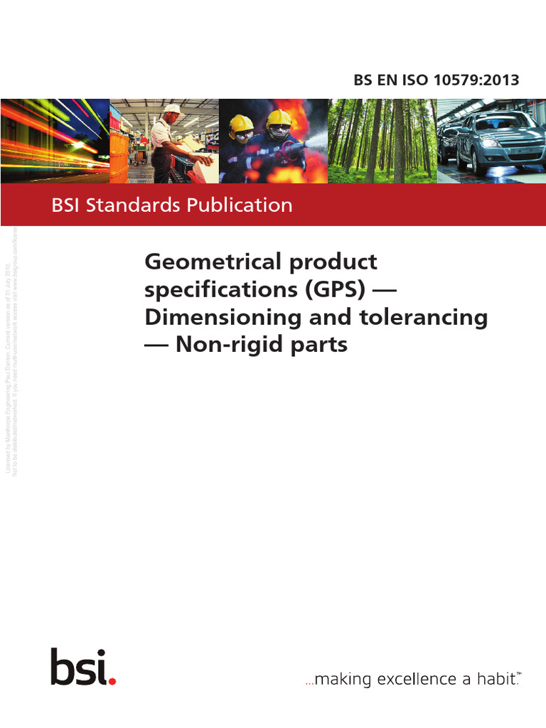 ISO 10579: Tolerancing Non-Rigid Parts | PDF | Engineering Tolerance ...
