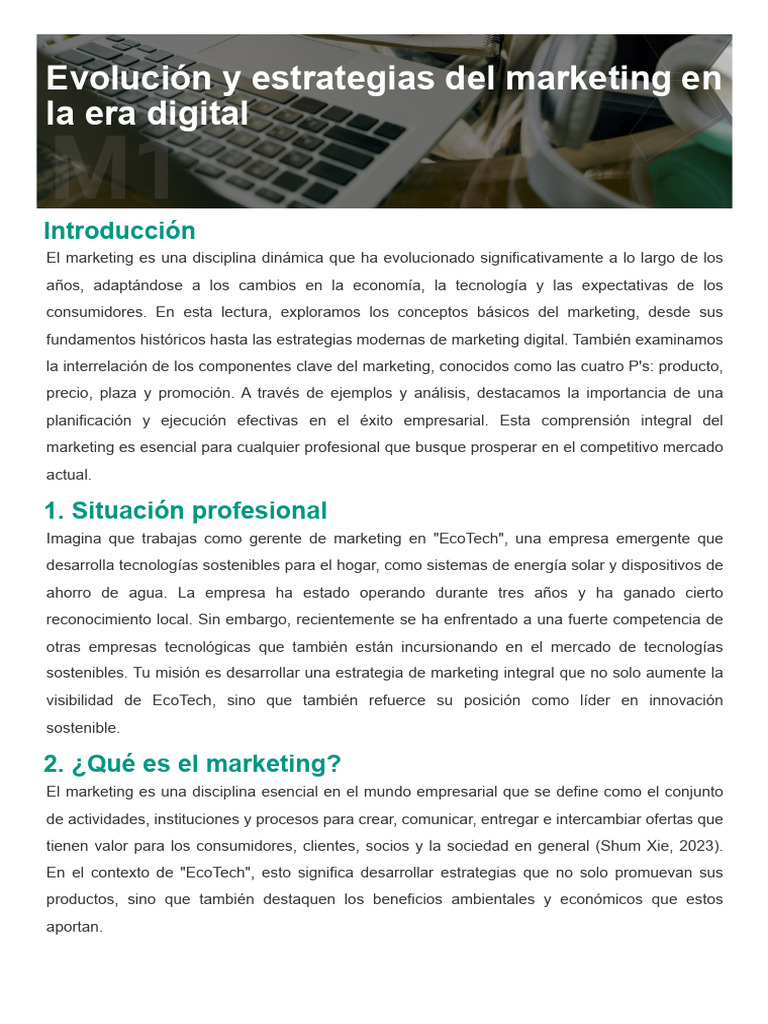 Estrategias de Marketing para EcoTech | PDF | Marketing | Publicidad ...