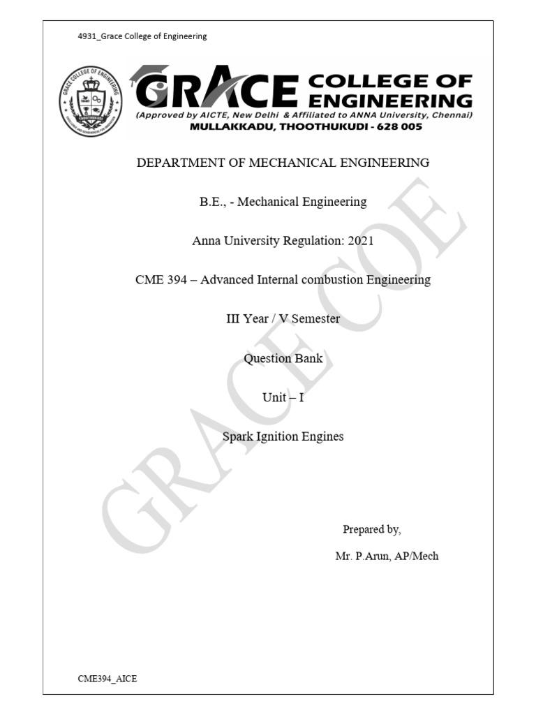Advanced Internal Combustion Engineering | PDF | Carburetor | Throttle