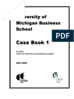 Michigan Casebook 2001-2002