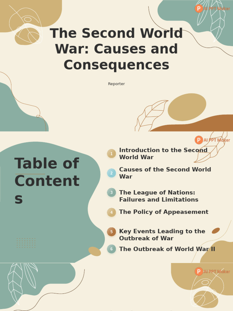 Causes and Consequences of WWII | PDF | World War II | Nazi Germany