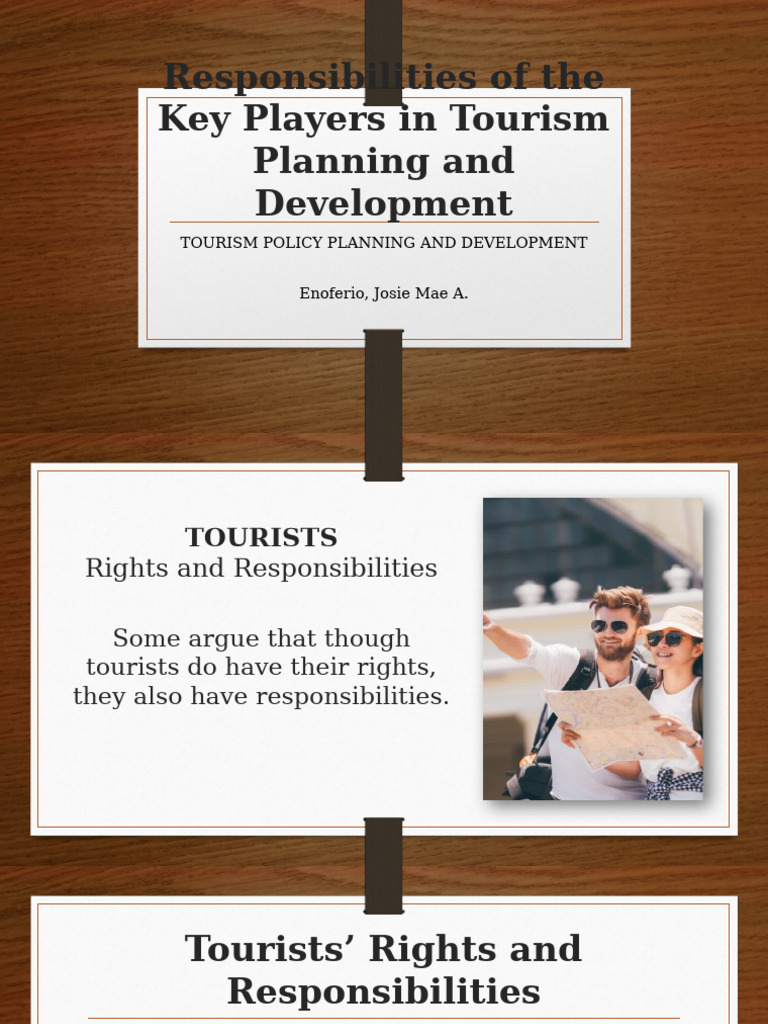Roles in Tourism Planning and Development | PDF | Tourism | Community