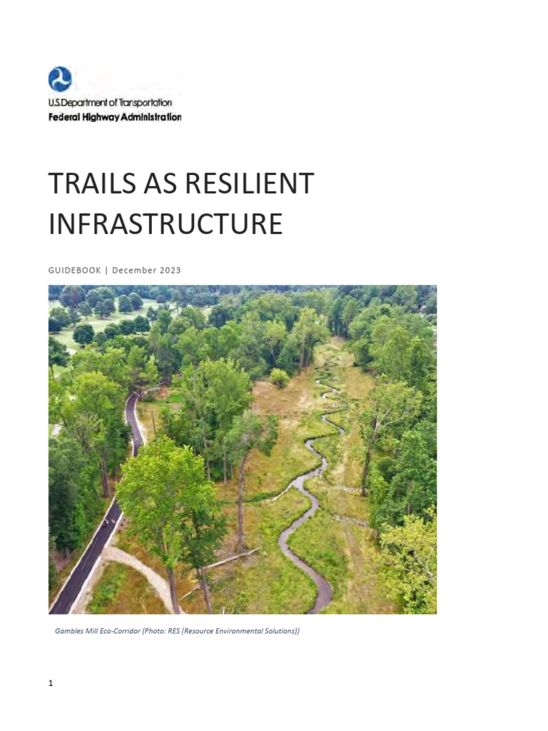 Trails as Resilient Infrastructure Guide | PDF | Climate Change ...