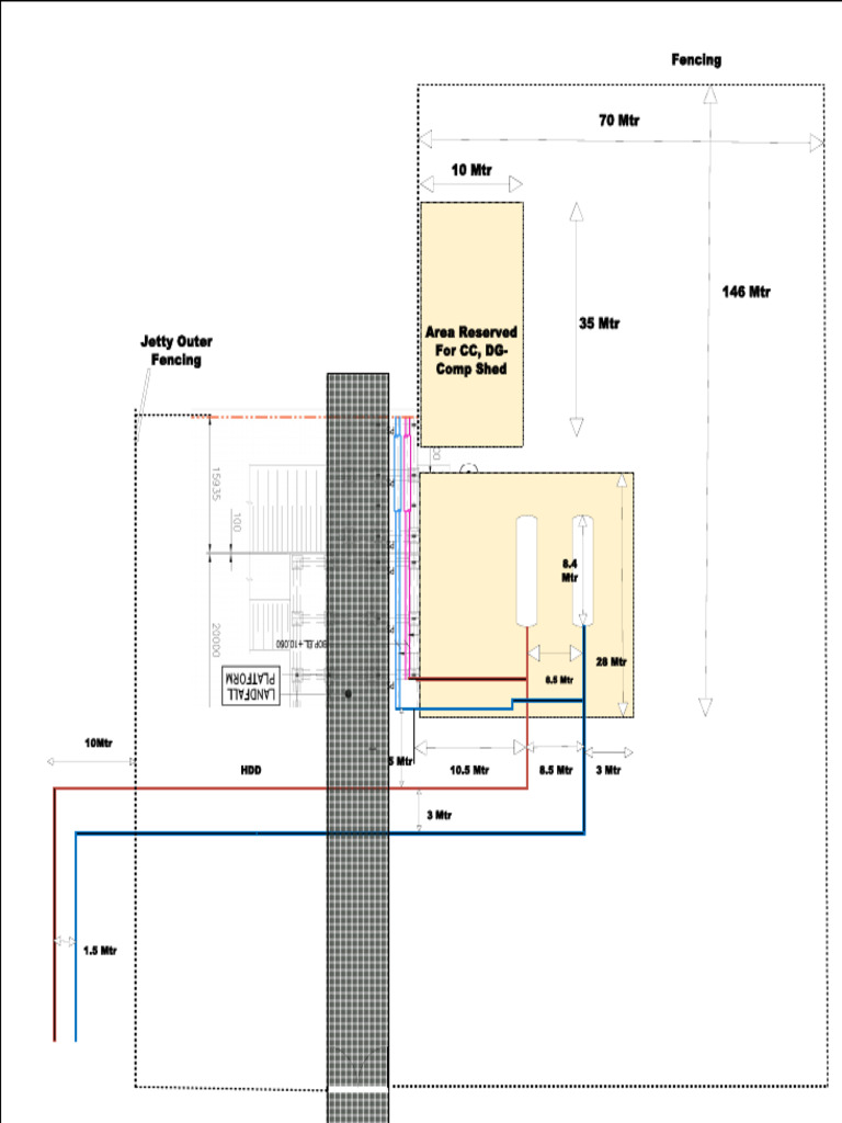 Jetty 8 Fencing Layout Plan | PDF