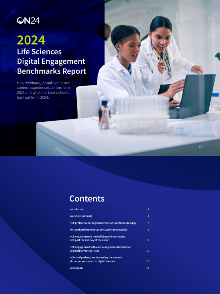 2024 Life Sciences Webinar Benchmarks | PDF | Marketing | Web Conferencing