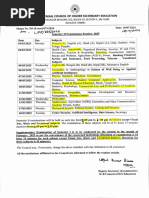 HS Exam Routine 2026 - West Bengal | PDF