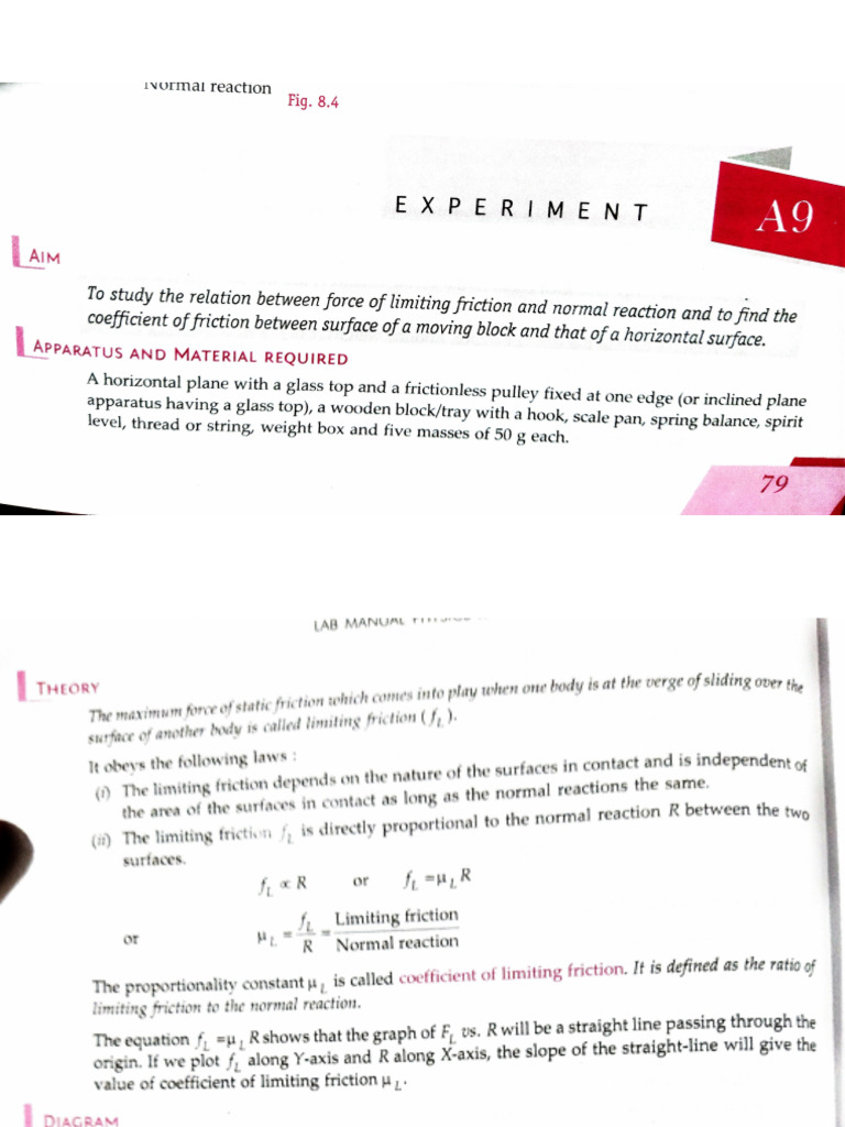 Physics Class 11 Experiment 10 | PDF