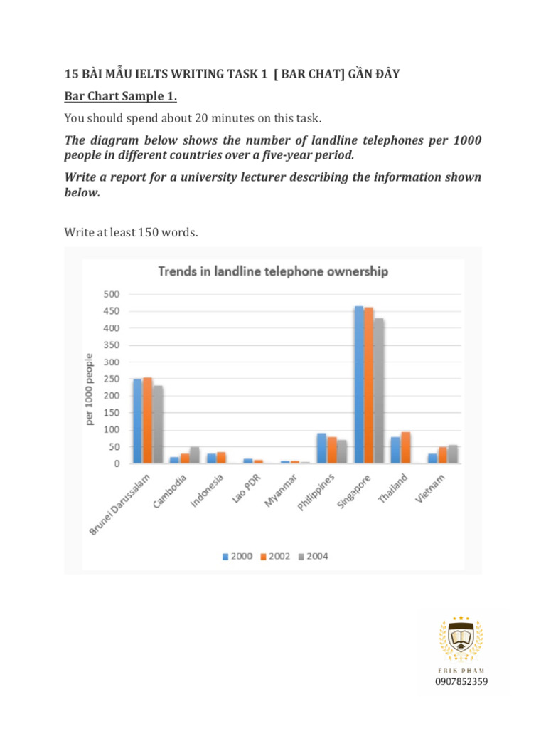 Task 1 BAR CHART FULL 15 TYPES P.1 | PDF