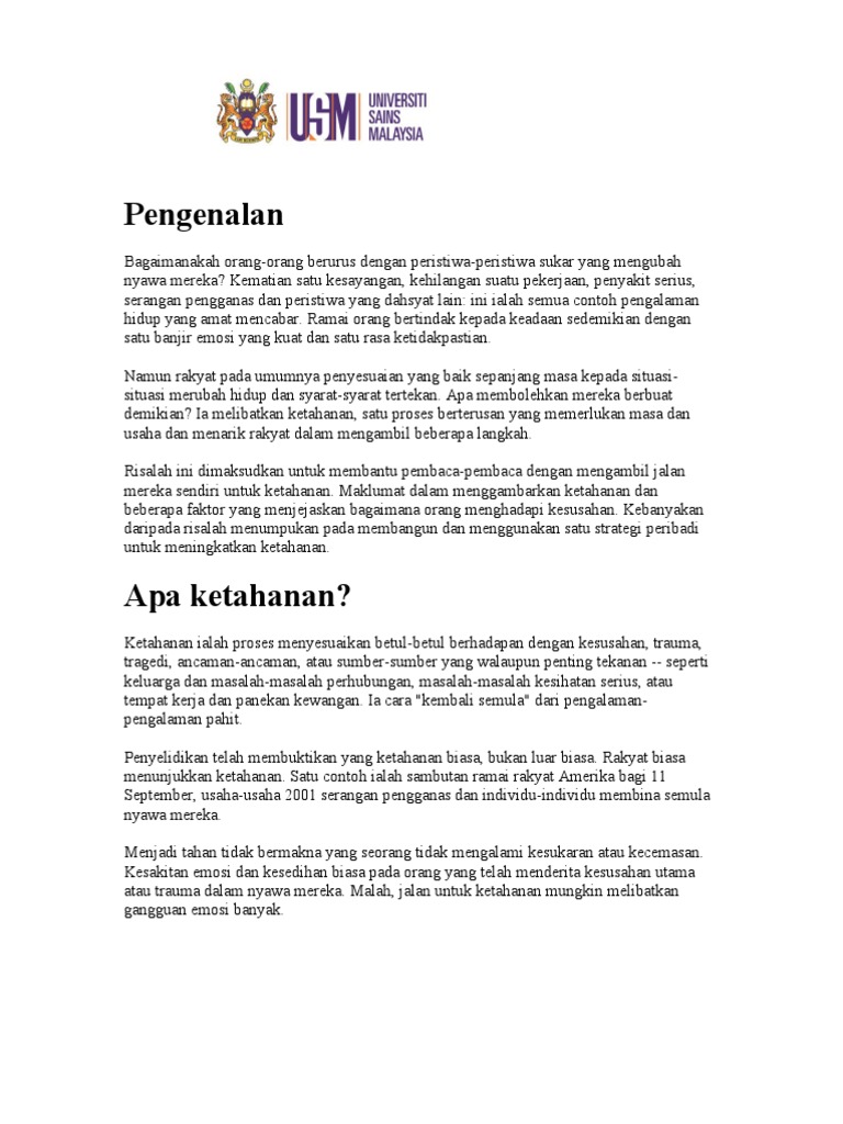 Resilience Pdf
