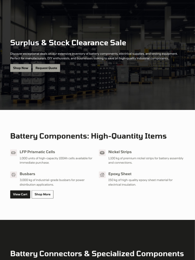 Surplus Stock Clearance Sale | PDF | Power Supply | Insulator (Electricity)