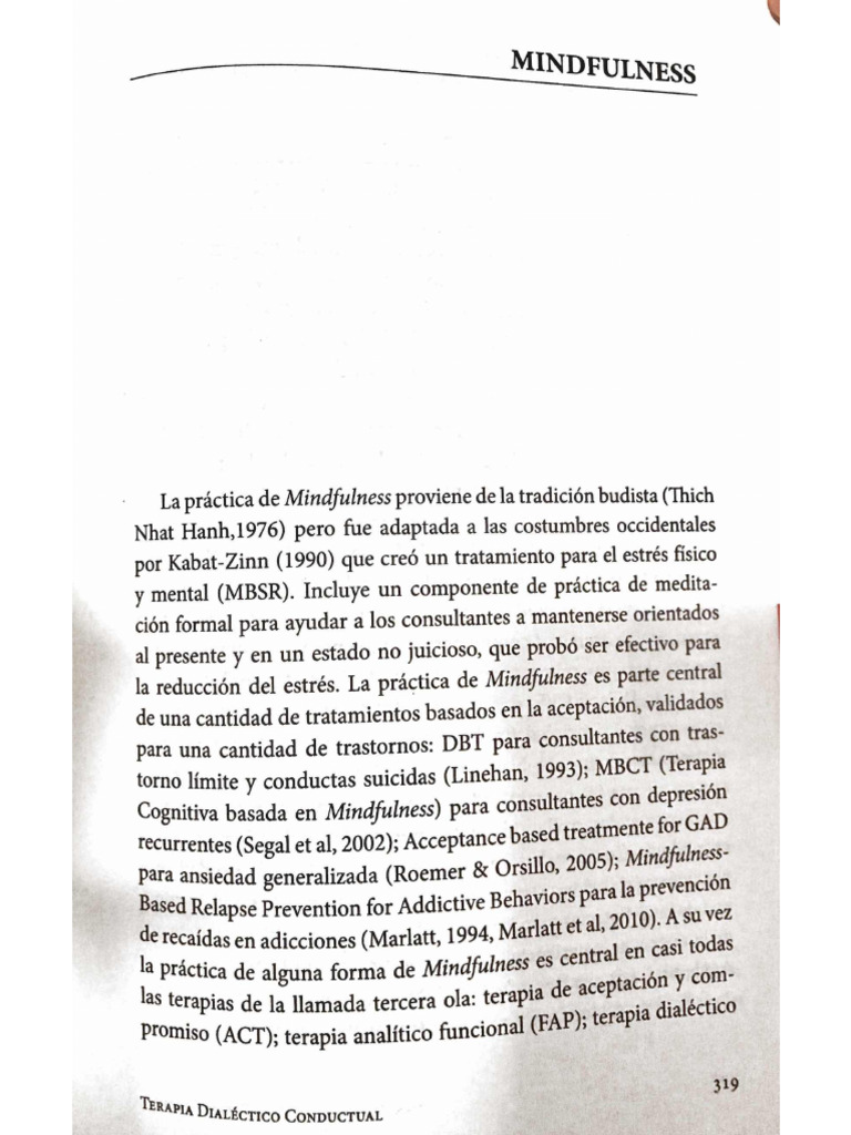 Boggiano, Terapia Dialectico Conductual | PDF