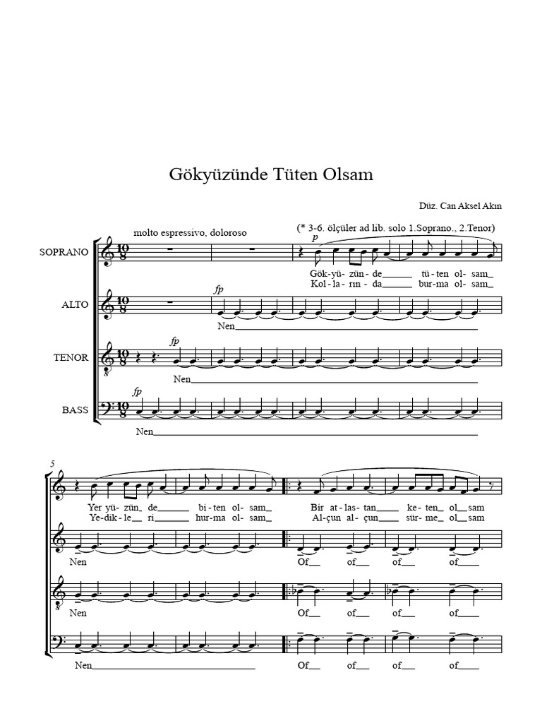 Gökyüzünde Tüten Olsam | PDF