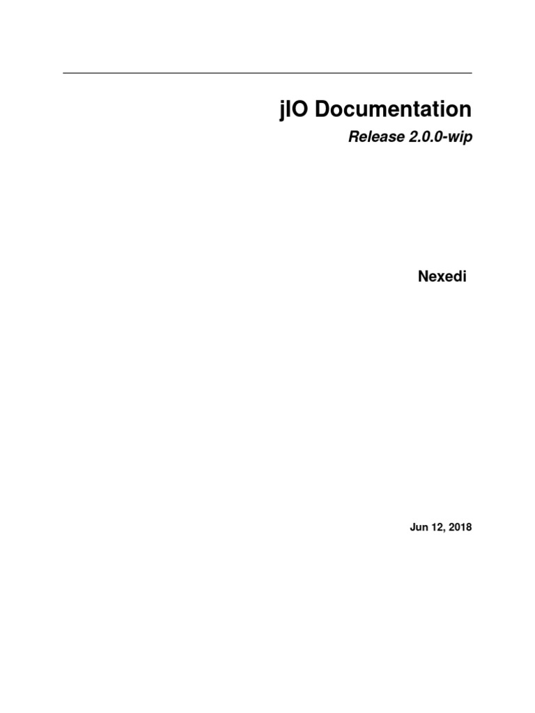 Jio Readthedocs Io en Stable | PDF | Software | Computing