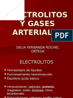 Electrolitos y Gases Arteriales