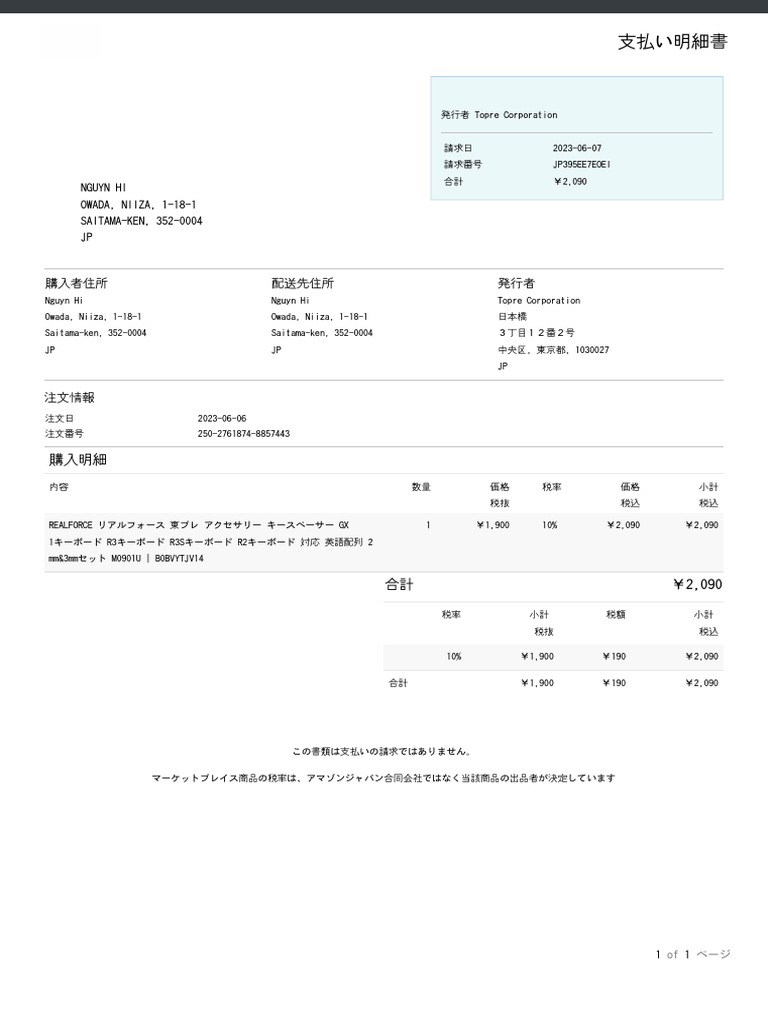 Invoice | PDF