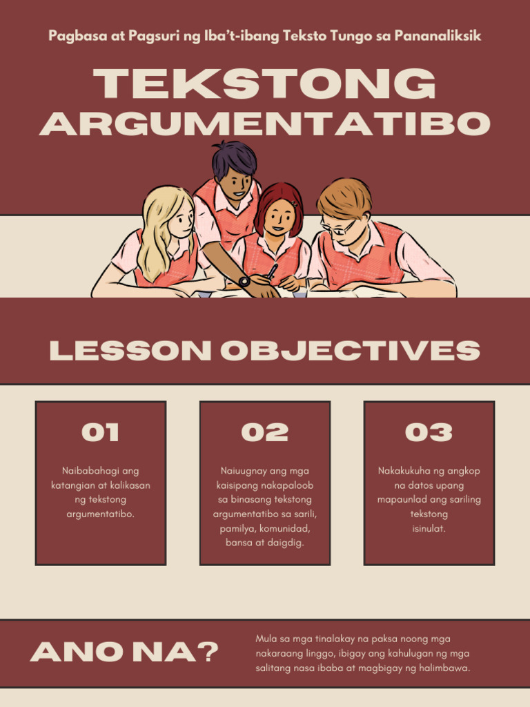 Tekstong Argumentatibo - 20240512 - 190756 - 0000 | PDF