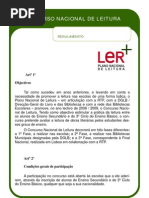 Concurso Nacional de Leitura- Regulamento