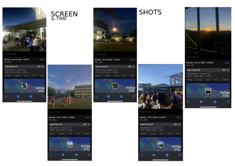 Screen Shots and Time Analysis | PDF