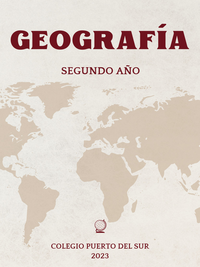 Geografía Segundo Año 2023 | PDF