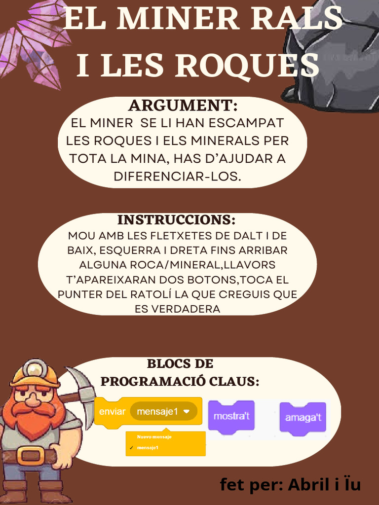 Brown Simple Minimalist Types of Rock Science Poster | PDF