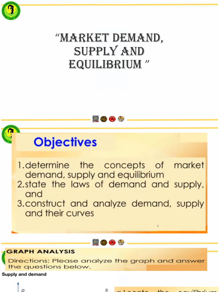 Market Demand and Supply Dynamics | PDF | Economic Equilibrium | Prices